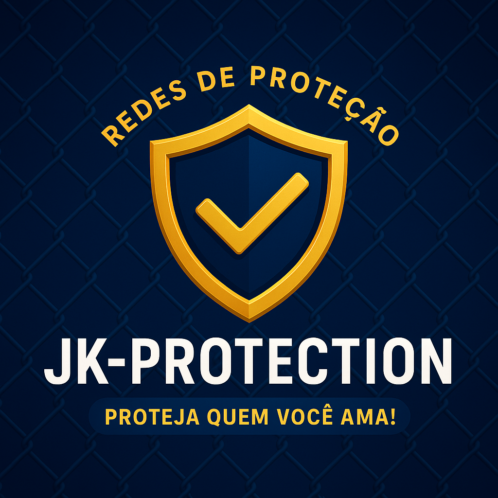 Sacada com rede de proteção