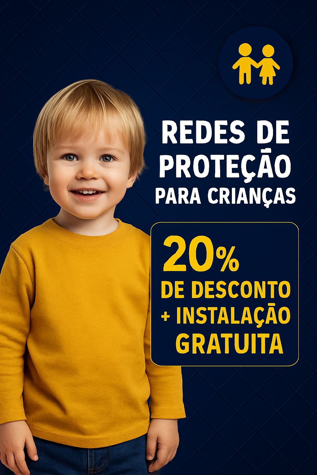 Rede de proteção para sacadas